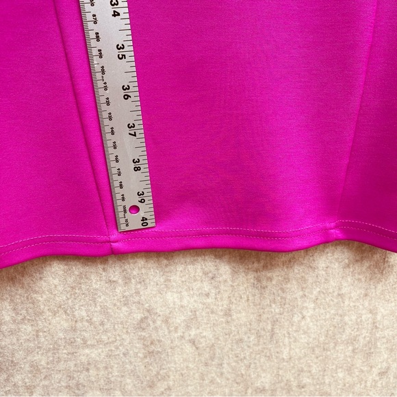 Women's Spaghetti Strap Bodycon Scuba Cocktail Dress L Juniors - Picture 5 of 6